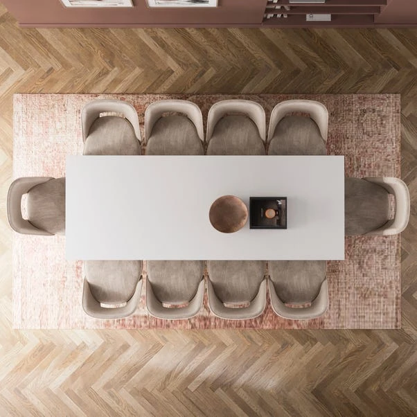 Harlington 8-10 Seater Extendable Dining Table, Gloss 6 Harlington 8-10 Seater Extendable Dining Table, Gloss - Image 4