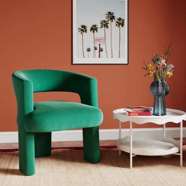 Remi Velvet Accent Chair 10 Remi Velvet Accent Chair - Image 8