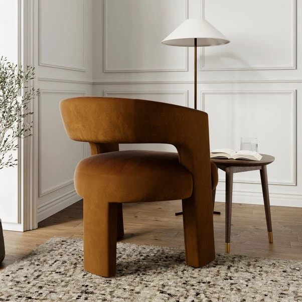 Remi Velvet Accent Chair 4 Remi Velvet Accent Chair - Image 2