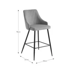 Shea Bar Stool, Velvet 39 Shea Bar Stool, Velvet -Online Furniture Store 30959579 alt09