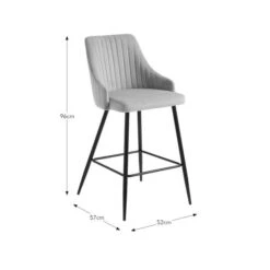 Shea Bar Stool, Velvet 33 Shea Bar Stool, Velvet -Online Furniture Store 30959581 alt09