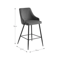 Shea Bar Stool, Velvet 27 Shea Bar Stool, Velvet -Online Furniture Store 30959593 alt09