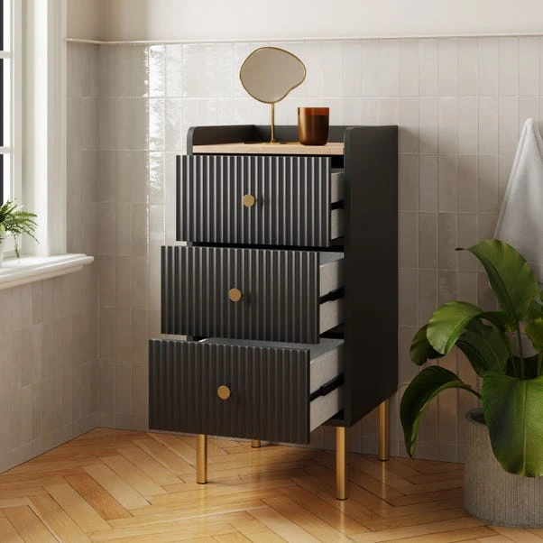 Georgi 3 Drawer Cabinet 4 Georgi 3 Drawer Cabinet - Image 2