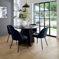 Delaney Dining Chair, Velvet -Online Furniture Store 30959625 alt01