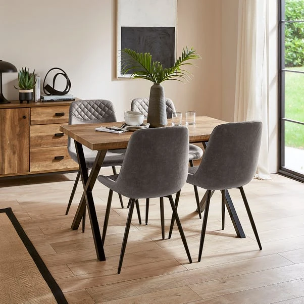 Walden Set Of 2 Dining Chairs, Faux Leather 13 Walden Set Of 2 Dining Chairs, Faux Leather - Image 11