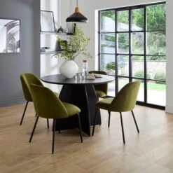 Delaney Dining Chair, Velvet -Online Furniture Store 30959843 alt01