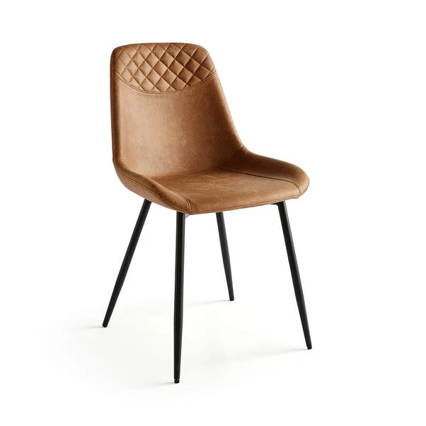 Walden Set Of 2 Dining Chairs, Faux Leather 7 Walden Set Of 2 Dining Chairs, Faux Leather - Image 5