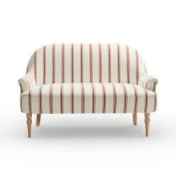 Petit Folkstone Stripe Terracotta 2 Seater Armchair 16 Petit Folkstone Stripe Terracotta 2 Seater Armchair -Online Furniture Store 30961293 alt06
