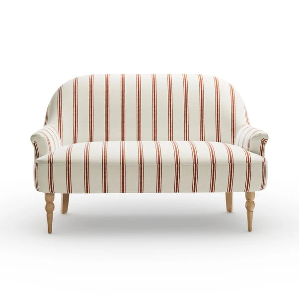 Petit Folkstone Stripe Terracotta 2 Seater Armchair 9 Petit Folkstone Stripe Terracotta 2 Seater Armchair - Image 7