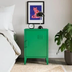 Helga Metal Bedside Table