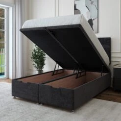 Plush Chenille End Of Bed Ottoman Base -Online Furniture Store 30962563 alt02