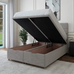 Plush Chenille End Of Bed Ottoman Base -Online Furniture Store 30962573 alt02