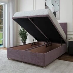 Plush Chenille End Of Bed Ottoman Base -Online Furniture Store 30962632 alt02