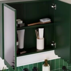 Scallop Mirror Wall Cabinet 38 Scallop Mirror Wall Cabinet -Online Furniture Store 30963058 alt03