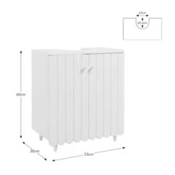 Scallop Under Sink Unit 35 Scallop Under Sink Unit -Online Furniture Store 30963068 alt09