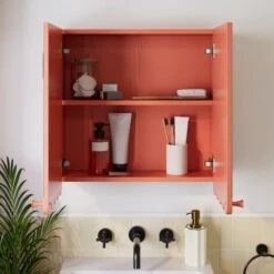 Scallop Mirror Wall Cabinet 30 Scallop Mirror Wall Cabinet -Online Furniture Store 30963084 alt02