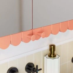 Scallop Mirror Wall Cabinet 32 Scallop Mirror Wall Cabinet -Online Furniture Store 30963084 alt04