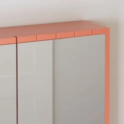 Scallop Mirror Wall Cabinet 33 Scallop Mirror Wall Cabinet -Online Furniture Store 30963084 alt05