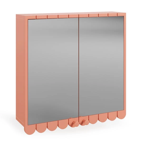 Scallop Mirror Wall Cabinet 15 Scallop Mirror Wall Cabinet - Image 13