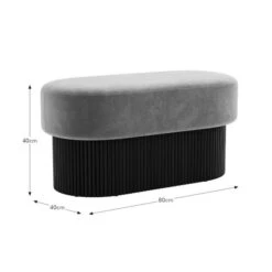 Amari Fluted Velvet Storage Ottoman -Online Furniture Store 30963171 alt09