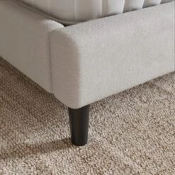 Skylar Boucle Pillowback Bed Frame -Online Furniture Store 30968566 alt02