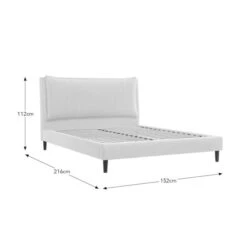 Skylar Boucle Pillowback Bed Frame -Online Furniture Store 30968566 alt09