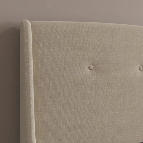 Mason Buttoned Woven Fabric Bed Frame 7 Mason Buttoned Woven Fabric Bed Frame - Image 5