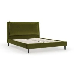 Skylar Velvet Pillow Back Bed Frame -Online Furniture Store 30968569 alt01