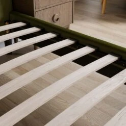 Skylar Velvet Pillow Back Bed Frame -Online Furniture Store 30968569 alt05