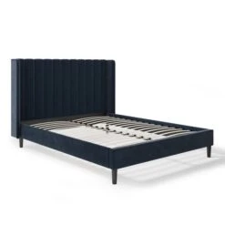 Alara Pleated Velvet Bed Frame -Online Furniture Store 30968582 alt07