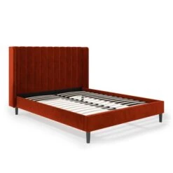 Alara Pleated Velvet Bed Frame -Online Furniture Store 30968584 alt05