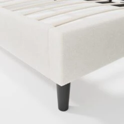 Alara Pleated Teddy Fabric Bed Frame -Online Furniture Store 30968593 alt06