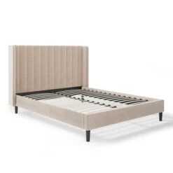 Alara Pleated Velvet Bed Frame -Online Furniture Store 30972597 alt06