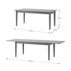 Pip 8-10 Seater Extendable Dining Table -Online Furniture Store 30973273 alt09
