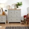 Return - Lancaster 4 Drawer Chest, Grey -Online Furniture Store 30978255