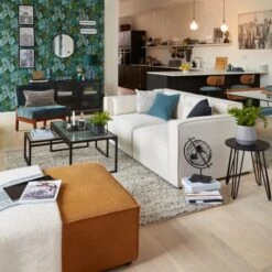 Modular Arne Natural Luna Fabric 2 Seater Sofa -Online Furniture Store 60197696 alt07