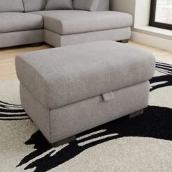 Carson Soft Texture Right Hand Facing U-Shaped Sofa With Detachable Footstool -Online Furniture Store 60207588 alt03