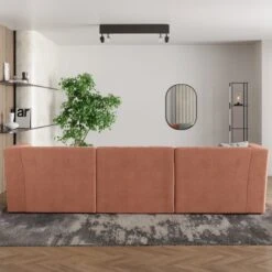 Modular Squish Clay Tonal Chenille 3 Seater Sofa -Online Furniture Store 60227152 alt01