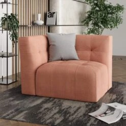 Modular Squish Clay Tonal Chenille 3 Seater Sofa -Online Furniture Store 60227152 alt07