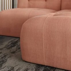 Modular Squish Clay Tonal Chenille Right Hand Facing Small Chaise Sofa -Online Furniture Store 60227153 alt03