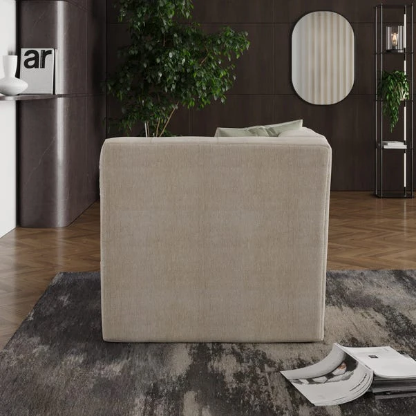 Modular Squish Natural Tonal Chenille 2 Seater Sofa 11 Modular Squish Natural Tonal Chenille 2 Seater Sofa - Image 9
