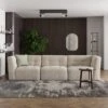 Modular Squish Natural Tonal Chenille 3 Seater Sofa -Online Furniture Store 60227159