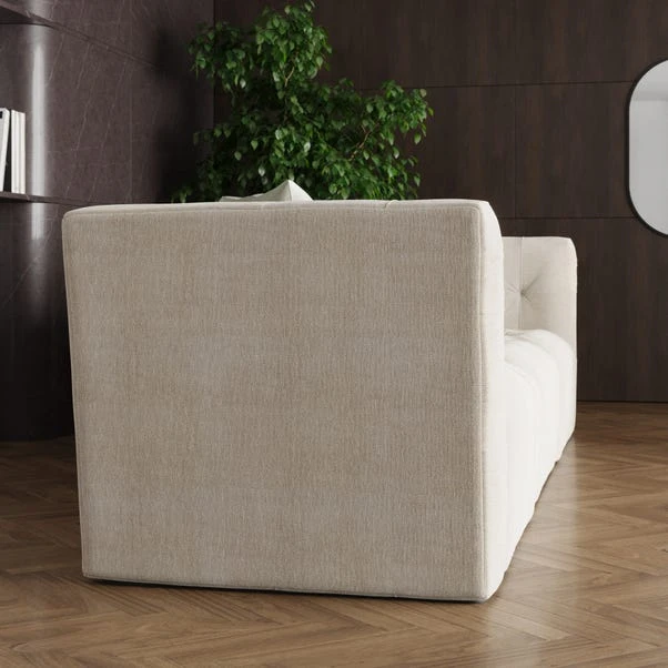 Modular Squish Natural Tonal Chenille 3 Seater Sofa 7 Modular Squish Natural Tonal Chenille 3 Seater Sofa - Image 5