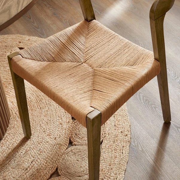 Amari 4 Seater Round Dining Table With Melia Dark Stained Dining Chairs 5 Amari 4 Seater Round Dining Table With Melia Dark Stained Dining Chairs - Image 3