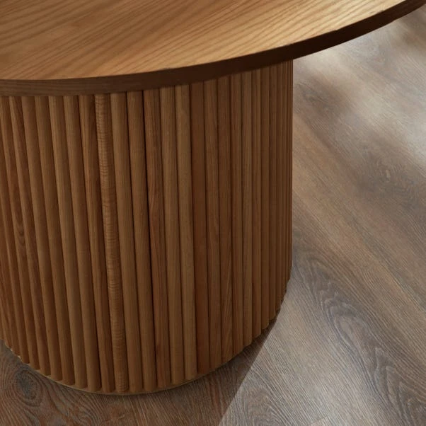 Amari 4 Seater Round Dining Table With Melia Dark Stained Dining Chairs 7 Amari 4 Seater Round Dining Table With Melia Dark Stained Dining Chairs - Image 5