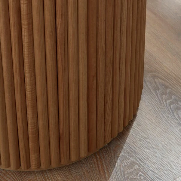 Amari 4 Seater Round Dining Table With Melia Dark Stained Dining Chairs 9 Amari 4 Seater Round Dining Table With Melia Dark Stained Dining Chairs - Image 7