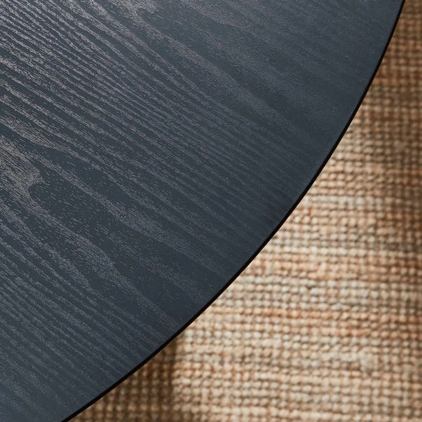 Effy 4 Seater Round Dining Table With 4 Lillia Black Velvet Dining Chairs 4 Effy 4 Seater Round Dining Table With 4 Lillia Black Velvet Dining Chairs - Image 2