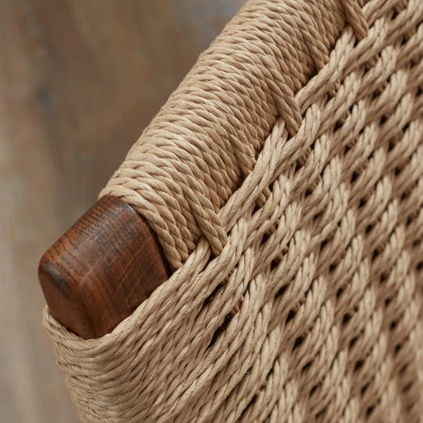 Karla 4-6 Seater Rectangular Extendable Dining Table With 4 Cordella Dark Stained Oak Dining Chairs 7 Karla 4-6 Seater Rectangular Extendable Dining Table With 4 Cordella Dark Stained Oak Dining Chairs - Image 5