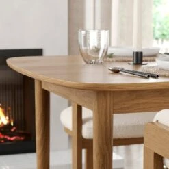 Karla 4-6 Seater Rectangular Extendable Dining Table With 4 Cordella Dark Stained Oak Dining Chairs 17 Karla 4-6 Seater Rectangular Extendable Dining Table With 4 Cordella Dark Stained Oak Dining Chairs -Online Furniture Store 60246574 alt05