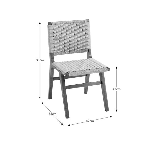 Karla 4-6 Seater Rectangular Extendable Dining Table With 4 Cordella Dark Stained Oak Dining Chairs 11 Karla 4-6 Seater Rectangular Extendable Dining Table With 4 Cordella Dark Stained Oak Dining Chairs - Image 9